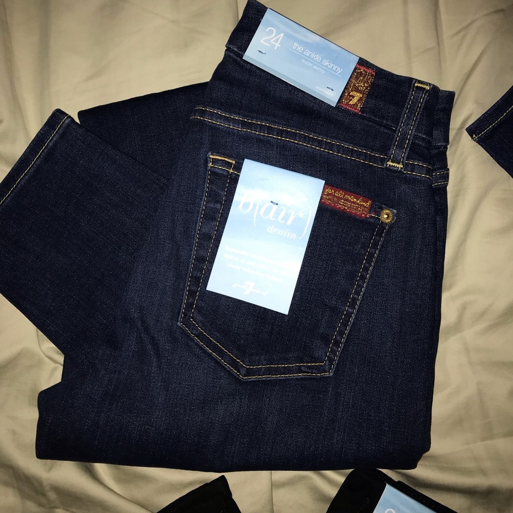 New blue jeans